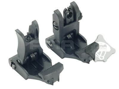 FMA 71L Folding Polymer Sights - Black-FMA-