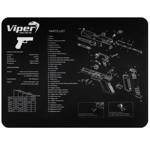 Tappetino manutenzione Viper Tactical Pistol Mat — Nero-Viper Tactical-