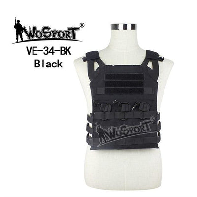 Plate carrier Wosport JPC Tactical Vest — Black-Wosport-