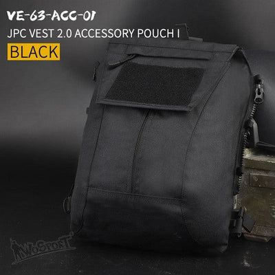 Back panel Wosport JPC Accessory Bag I — Nero-Wosport-