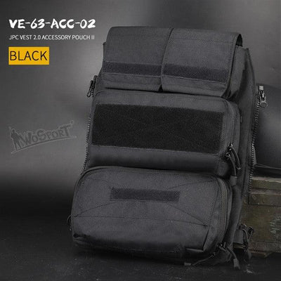 Back panel Wosport JPC Accessory Bag II — Nero-Wosport-