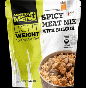Razione Adventure Menu Miscela di carne piccante con bulgur 400 g-Adventure Menu-