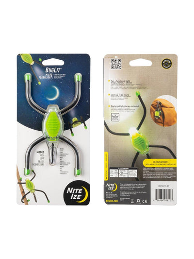 Torcia NITE IZE BugLit Microlight — Lime Black-NITE IZE-