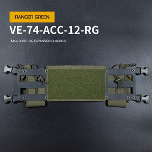 Tasca utility Wosport MK4 Chest Rig Expansion Chassis II — Ranger Green-Wosport-