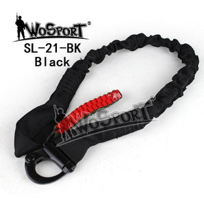Campeggio Wosport Quick Release Safety Rope Deluxe — Nero-Wosport-