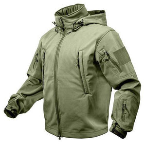 Giacca softshell con cappuccio Rothco Tactical Hooded-ROTHCO-M-