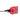TagLit(TM) Rechargeable Magnetic LED Marker - red