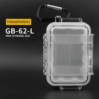 WST Mini Storage box with drawstring 14,5 x 10 x 5 cm - Clear-Wosport-
